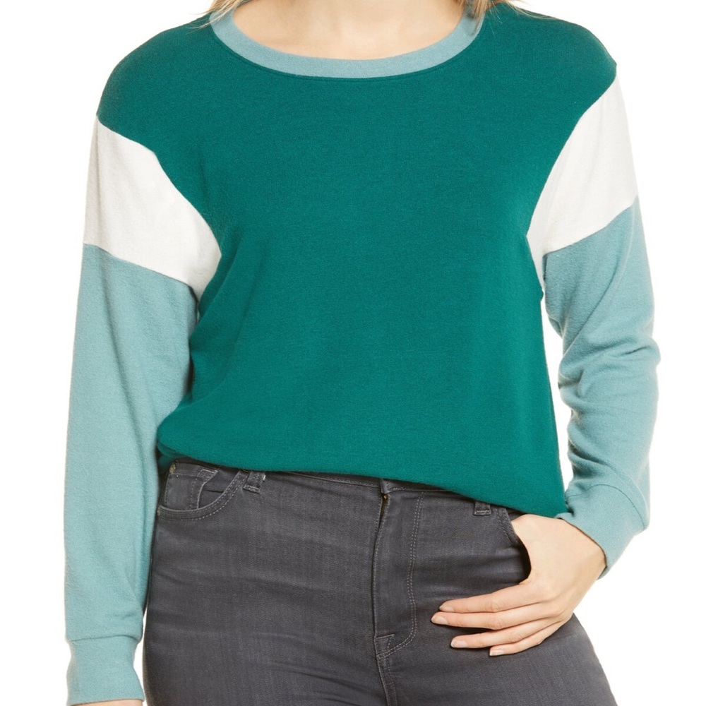 Gibsonlook Colorblock Dolman Top